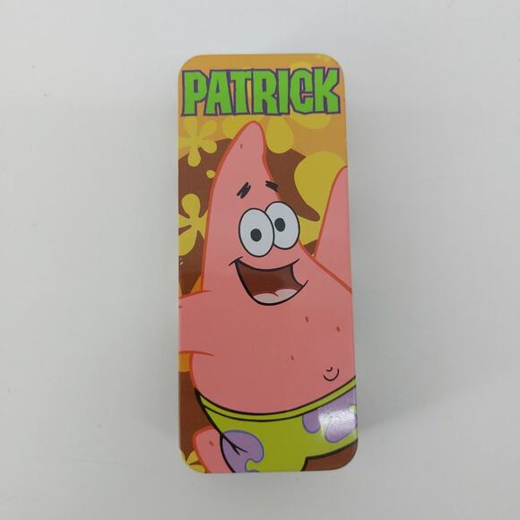 Vintage SpongeBob SquarePants Movie Patrick 2004 Viacom Cartoon Watch &Tin - Picture 10 of 10